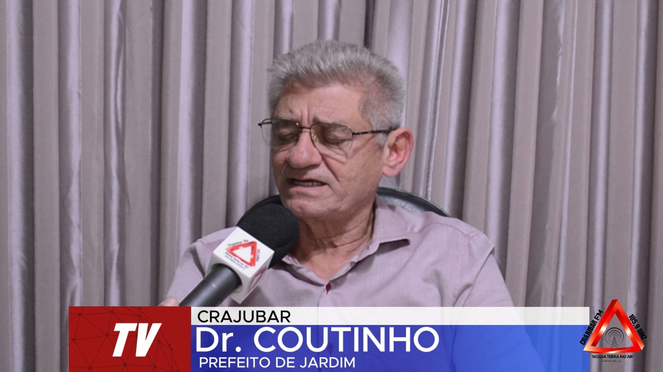 Prefeito de Jardim, Dr. Coutinho, detalha avanços e desafios da gestão em entrevista exclusiva