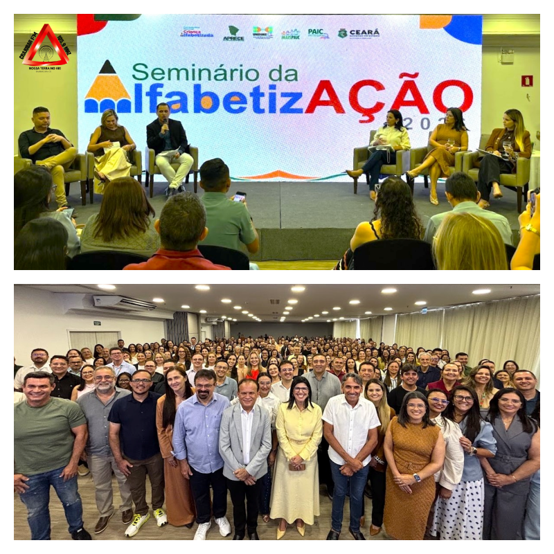 Prefeito João Paulo e Secretário Gilberto Juca participam de Seminário Estadual da Alfabetização em Fortaleza