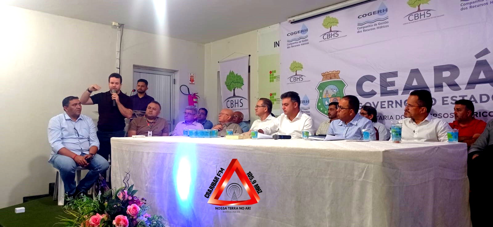 Encontro do Sistema de Recursos Hídricos e Comitê da Bacia do Salgado é Realizado no Cariri